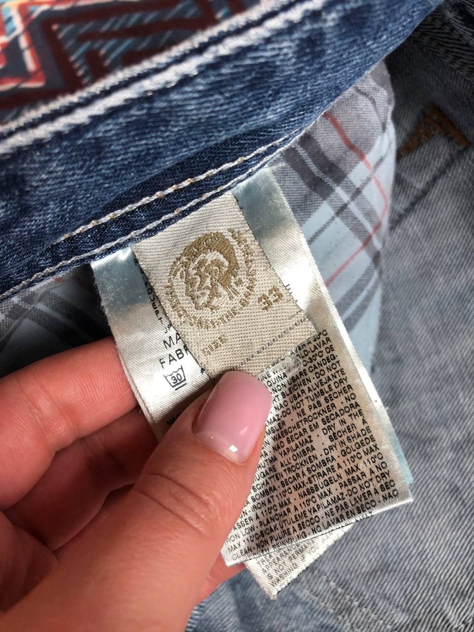 Diesel × Vintage Vintage Y2K Diesel Washed Distressed Denim Jeans Slim Size US 33 - 9 Thumbnail