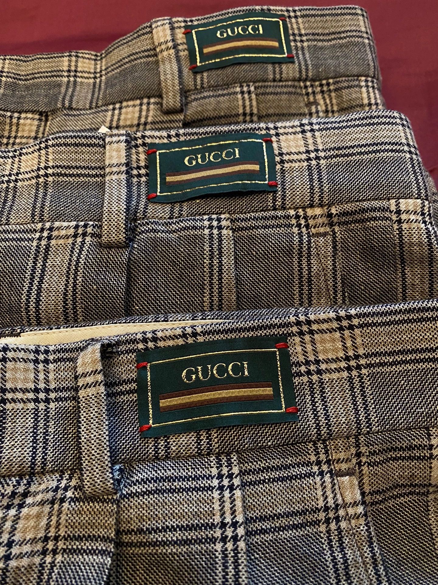 Gucci GUCCI 1921 Linen Wool Short Old Money Green Label Size US 34 / EU 50 - 5 Thumbnail