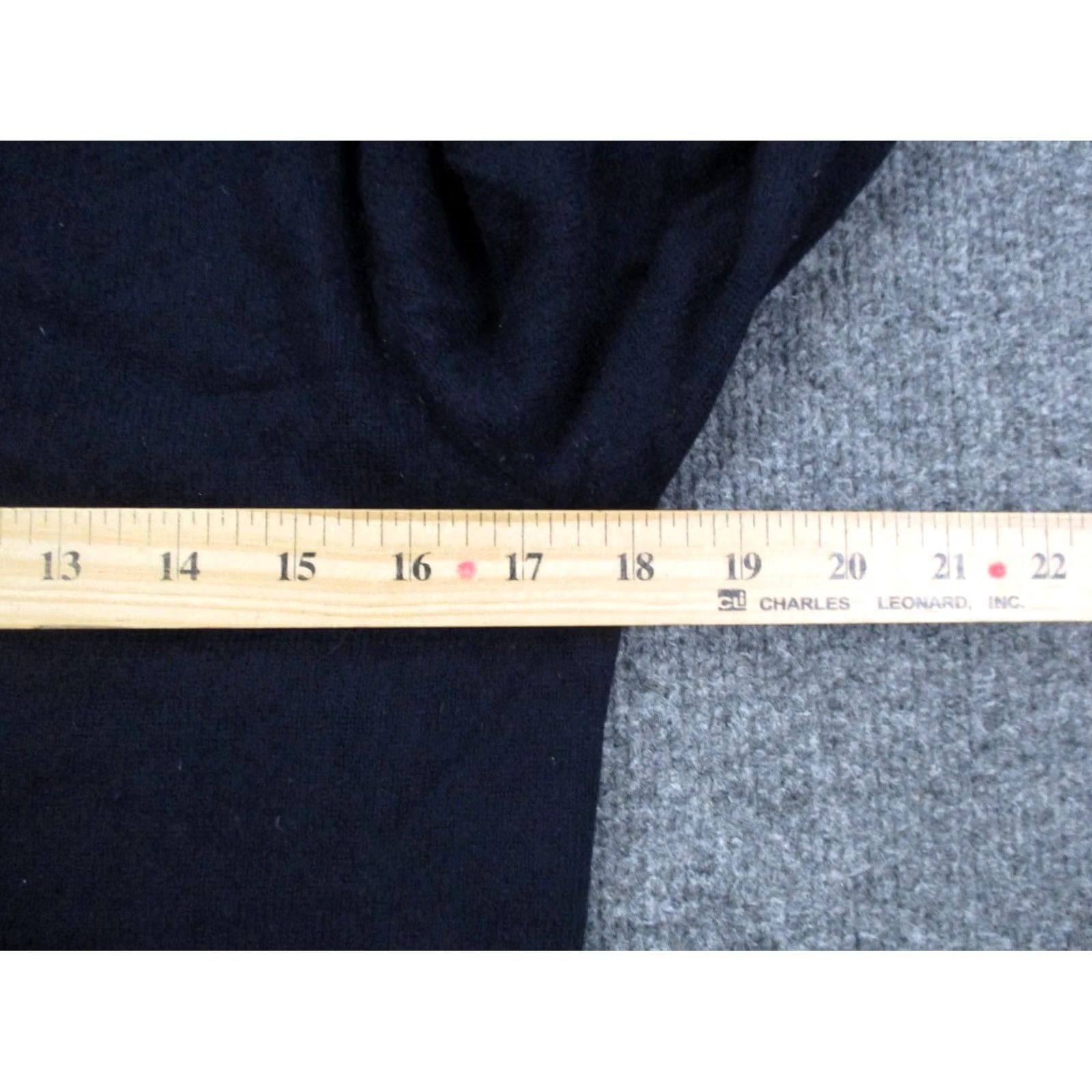 NAADAM Naadan Sweater Womens XS Navy Blue Pullover Crew Neck Casual Lightweight Knit Wool Black 90s Outdoor Womens Size XS / US 0-2 / IT 36-38 - 5 Thumbnail