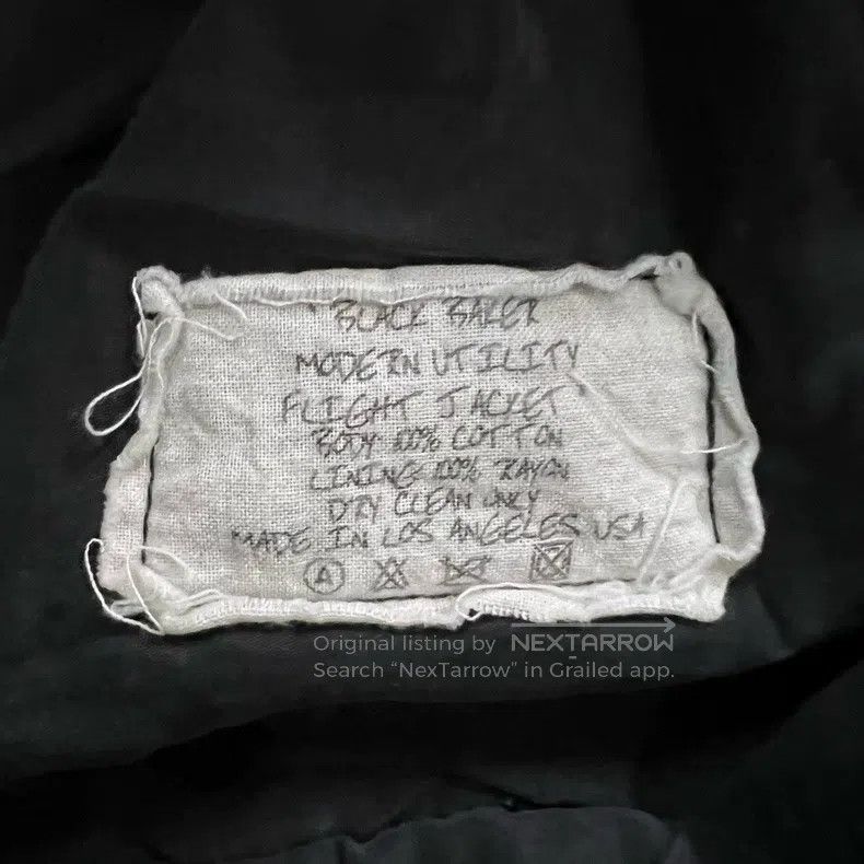 Greg Lauren Greg Lauren Black Vintage Patchwork Pilot Jacket Size US S / EU 44-46 / 1 - 2 Thumbnail