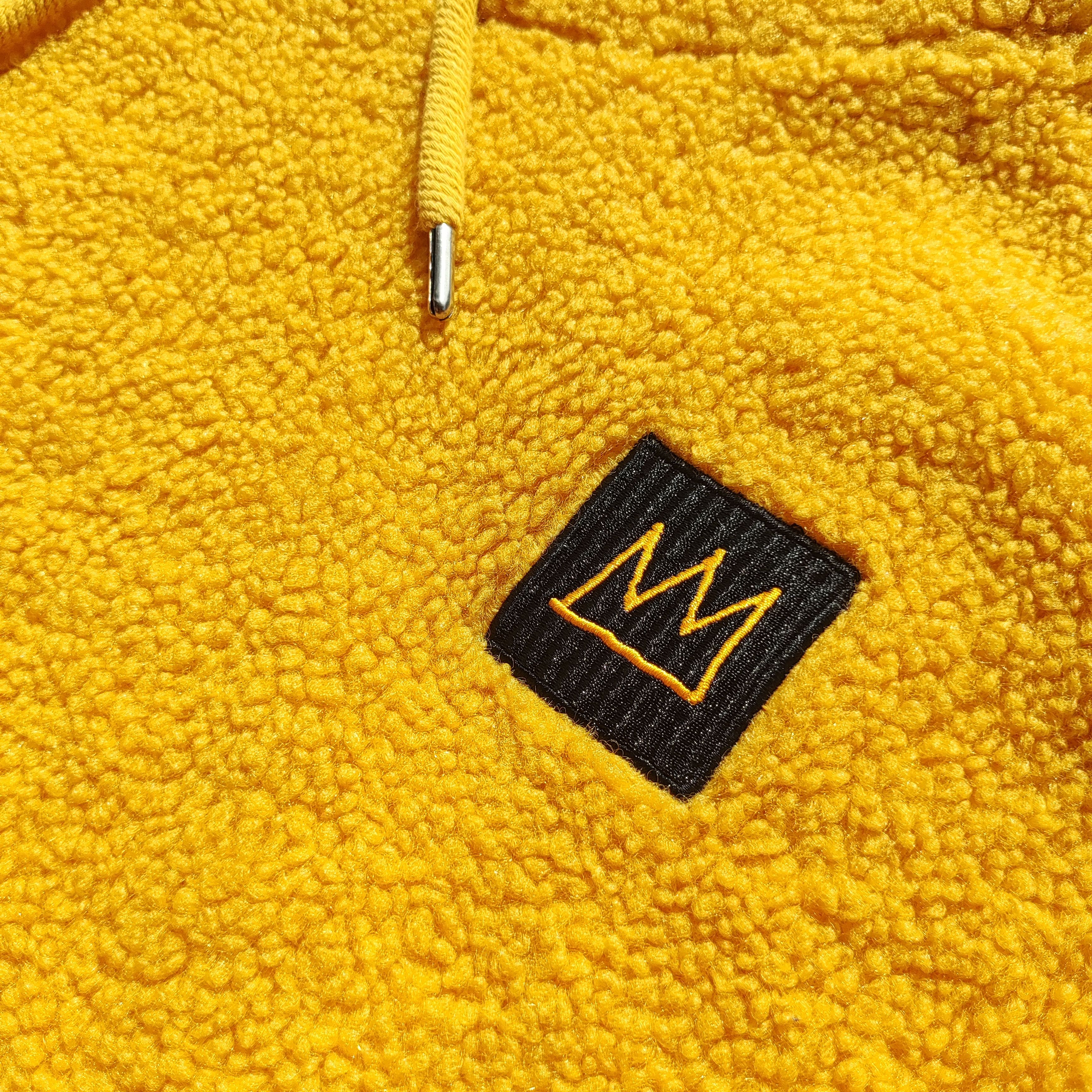 Jean-Michel Basquiat JMB x CLRIDE.n Yellow Sherpa Pullover Hoodie The Crown Logo Size US S / EU 44-46 / 1 - 4 Thumbnail