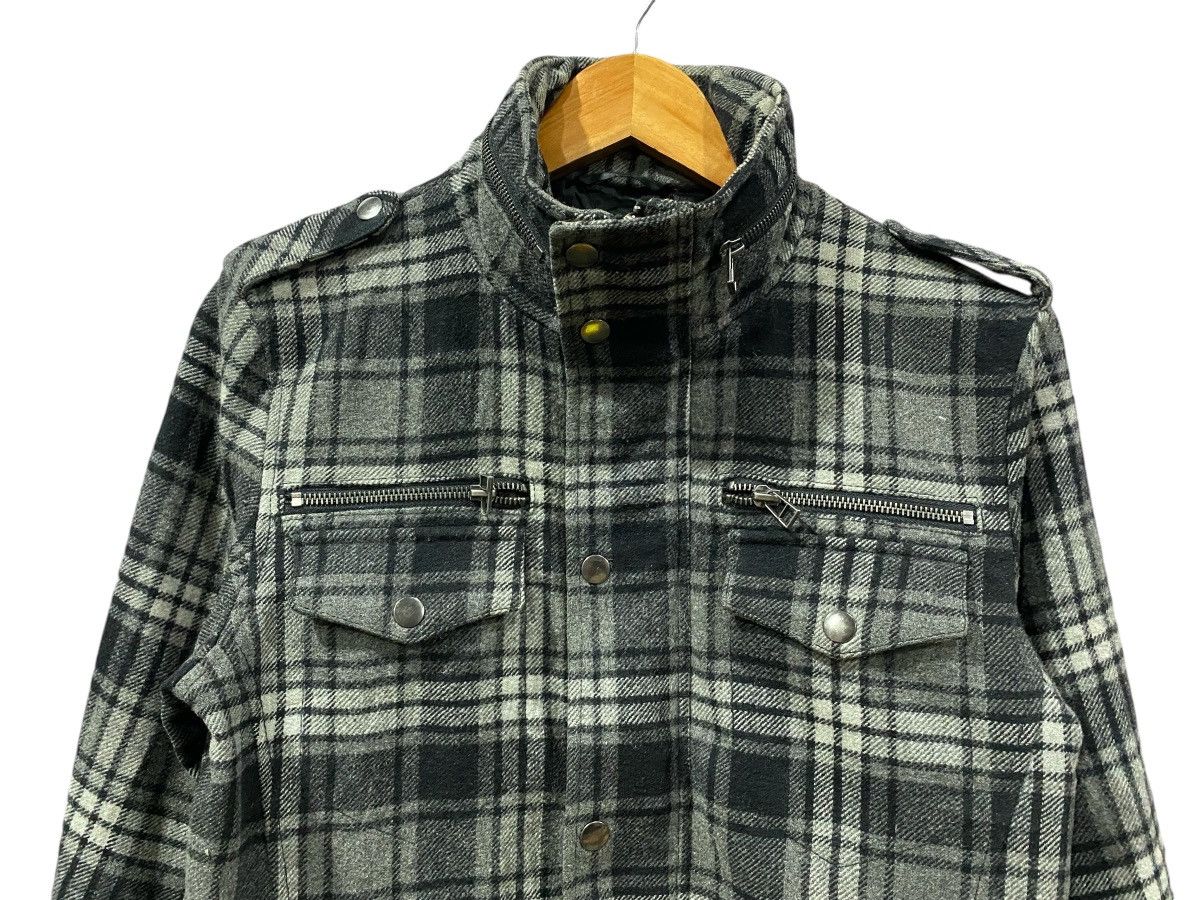 semanticdesign Rare SEMANTIC DESIGN Wool Checkered Zipper Jacket (M) Size US M / EU 48-50 / 2 - 5 Thumbnail