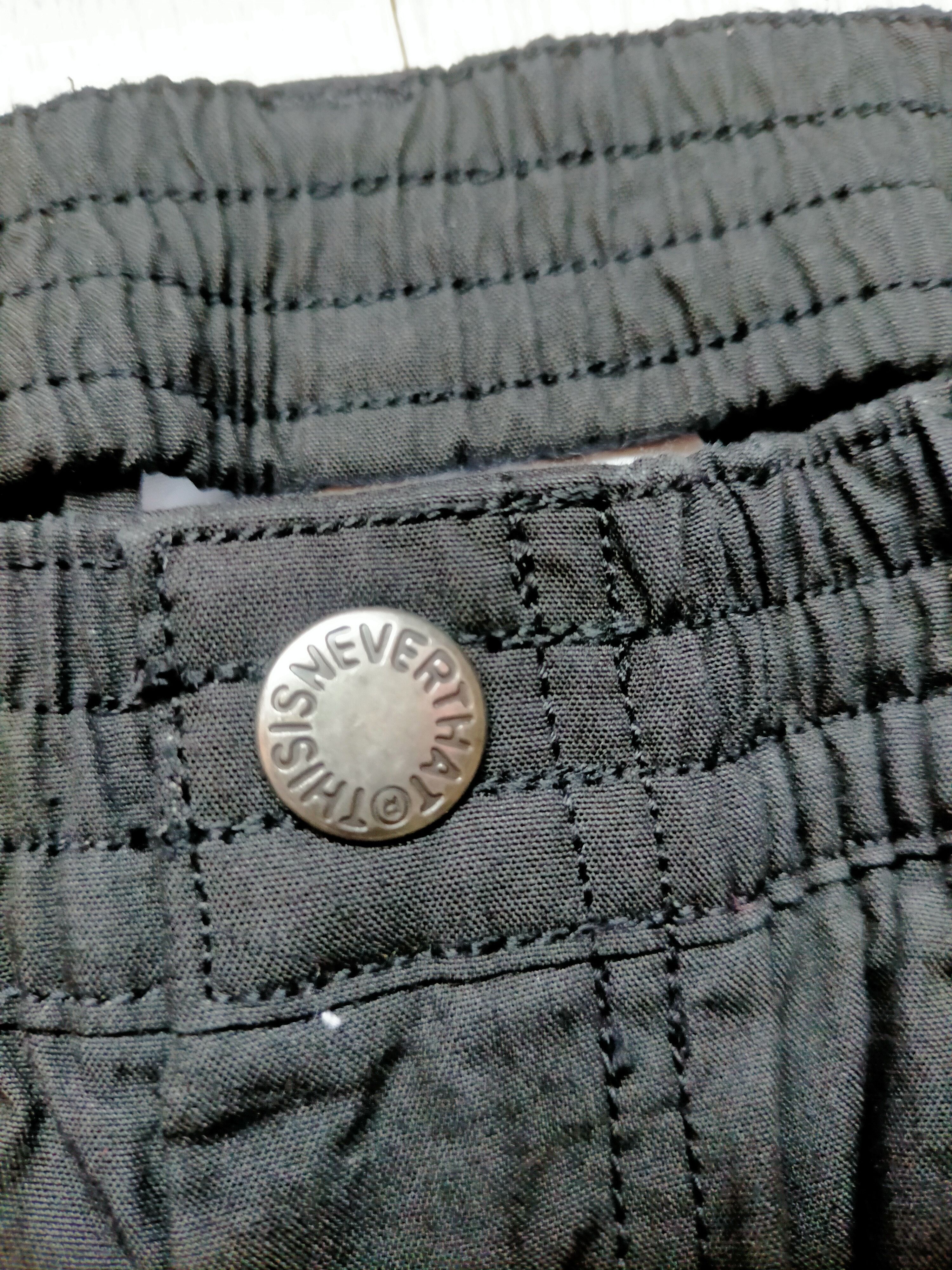 thisisneverthat Thisisneverthat Multipocket cargo Zipped black Pants Size US 32 / EU 48 - 22 Thumbnail