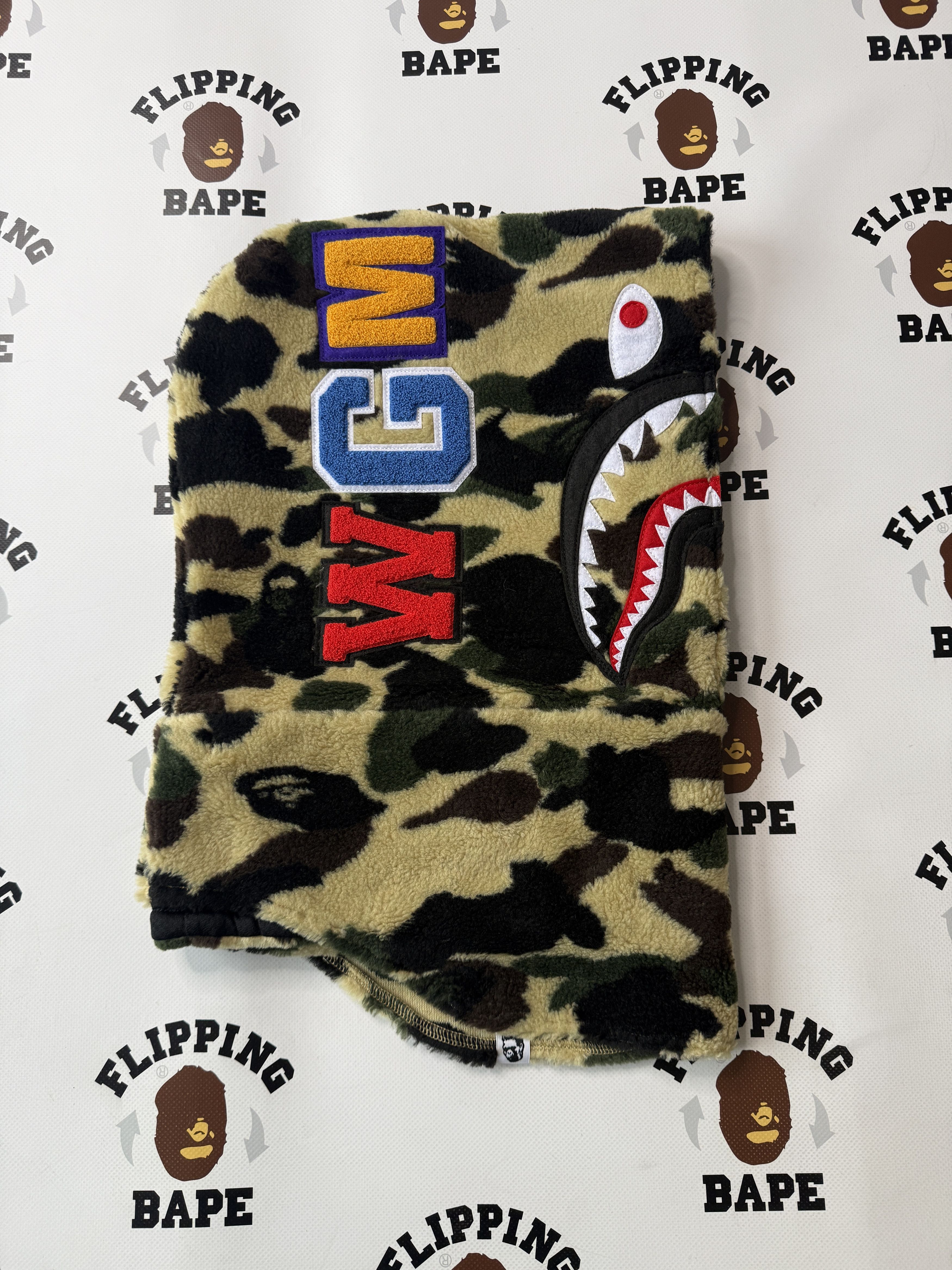 Bape 1ST CAMO SHARK BOA SNOOD Size ONE SIZE - 6 Thumbnail