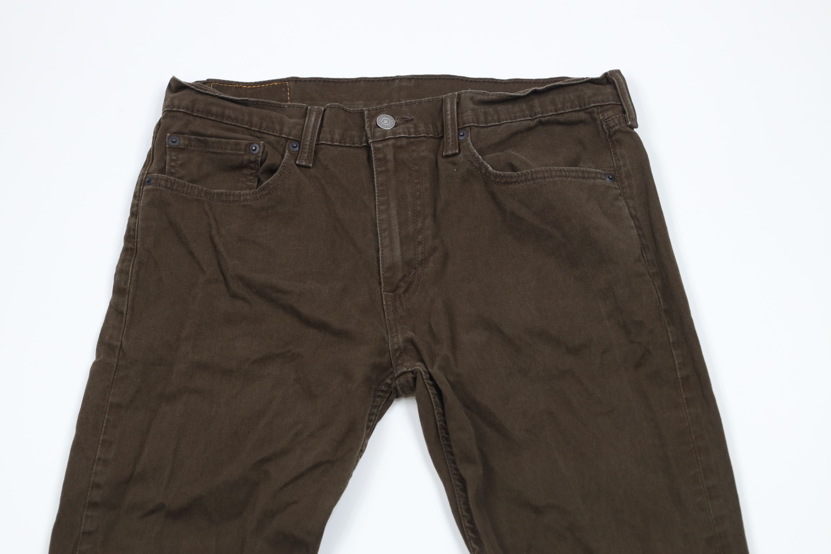 Levi's × Vintage Vintage Y2K Levis 502 Slim Fit Tapered Leg Jeans Dark Brown Size US 33 - 2 Thumbnail