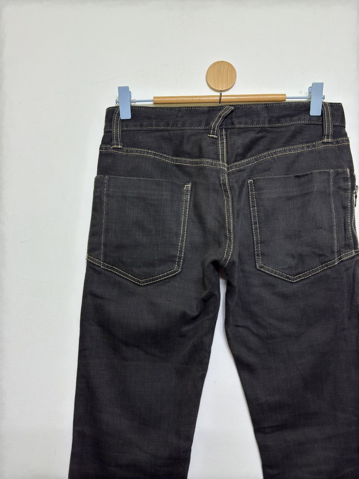 PPFM Vintage PPFM Japan Multi-Zipper Low Rise Punk Denim Pants Size US 28 / EU 44 - 8 Thumbnail