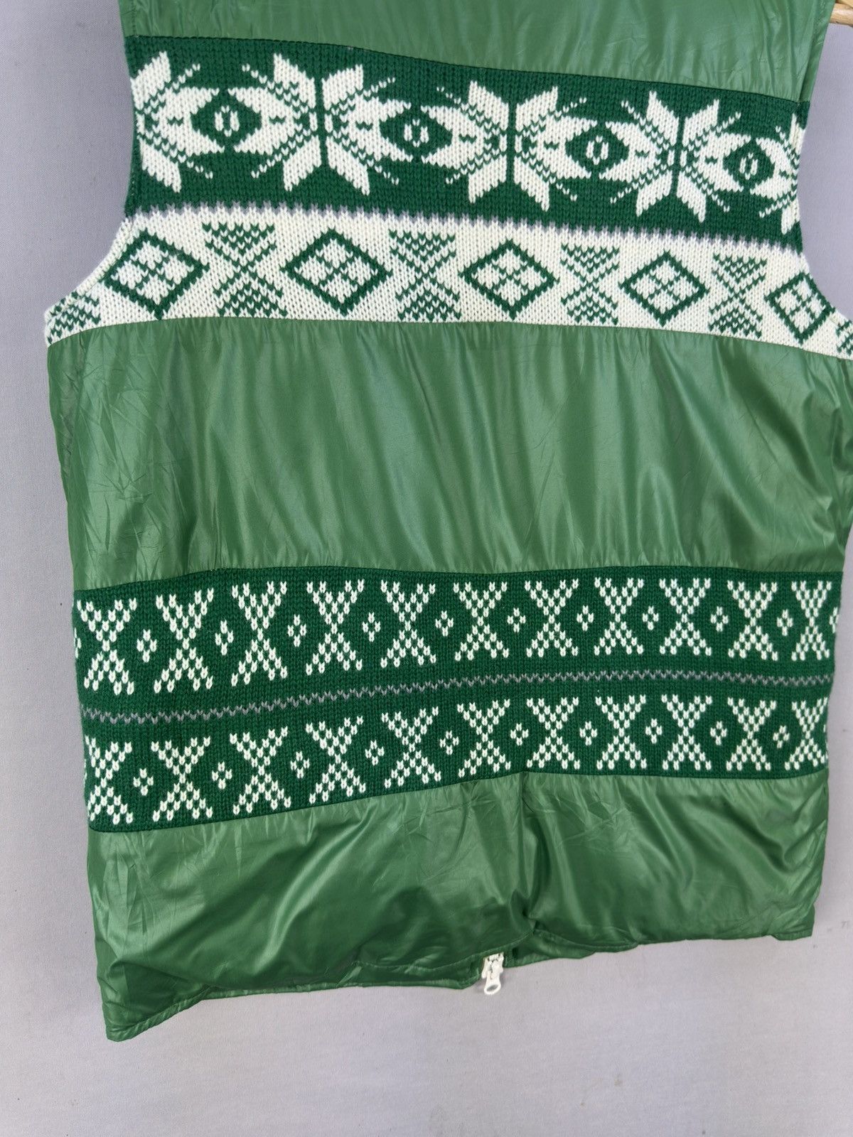 Japanese Brand Noyet Navajo Knit Reversible Puffer Vest Size US S / EU 44-46 / 1 - 6 Thumbnail