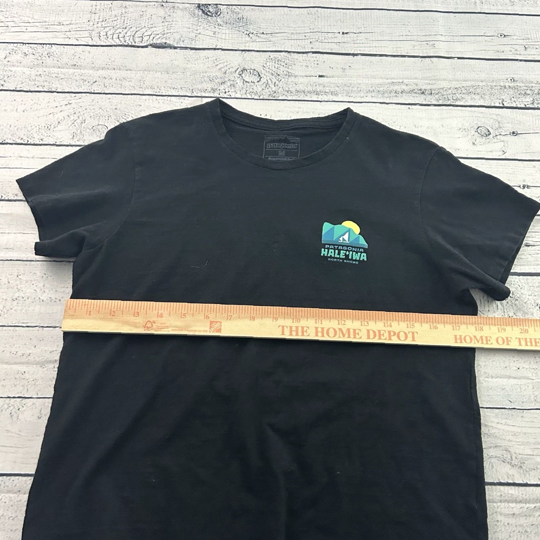 Patagonia Patagonia Shirt T-Shirt Women's Medium Black Hale'Iwa North Shore Hawaii Short Sleeve Size M / US 6-8 / IT 42-44 - 5 Thumbnail