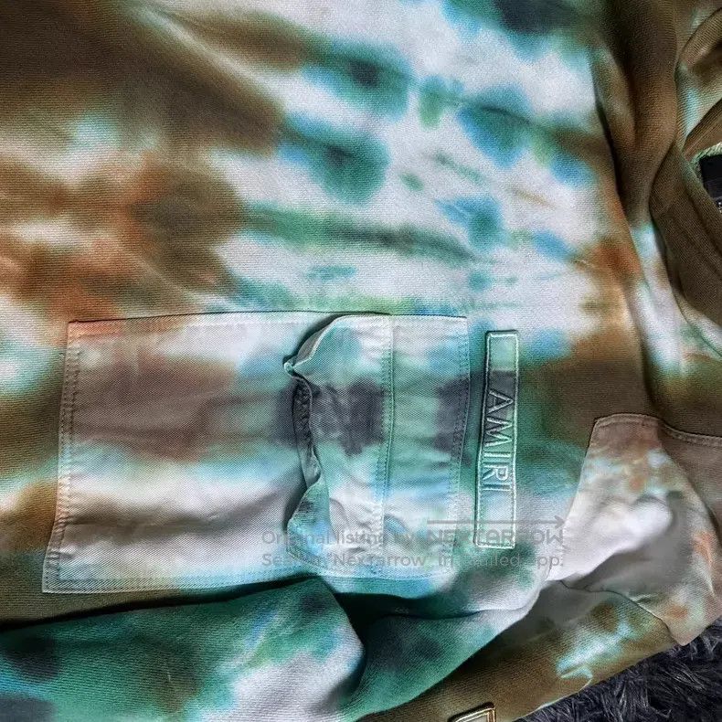 Amiri Amiri Green tie-dye hoodie Size US XS / EU 42 / 0 - 7 Thumbnail