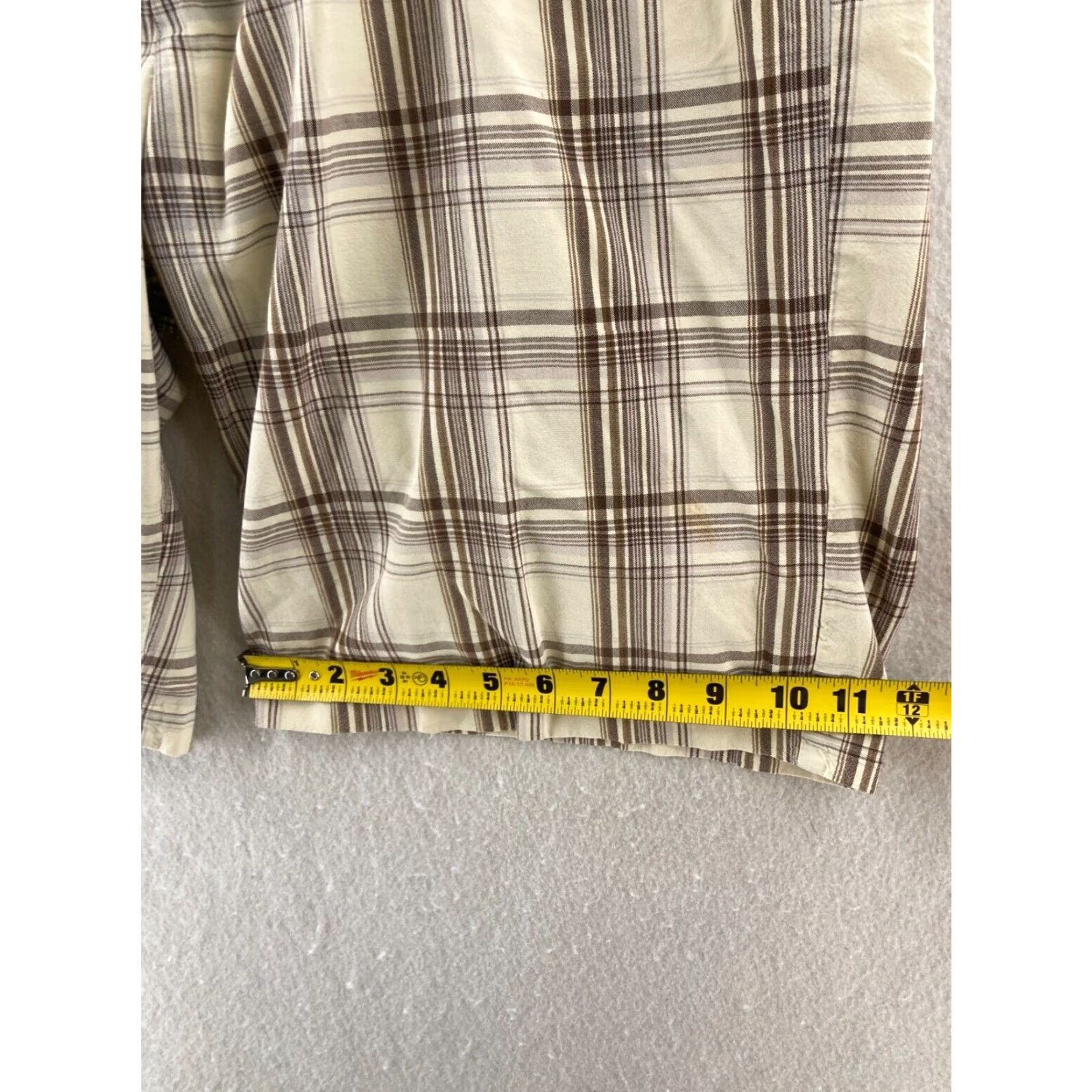 Nautica Nautica Jeans Company Shorts Mens 34 Plaid Multicolor Cotton Canvas Mid 10-12 In Zip Front Flat Front Regular Inseam 11 in Colorful Chino Mens Size US 34 / EU 50 - 5 Thumbnail