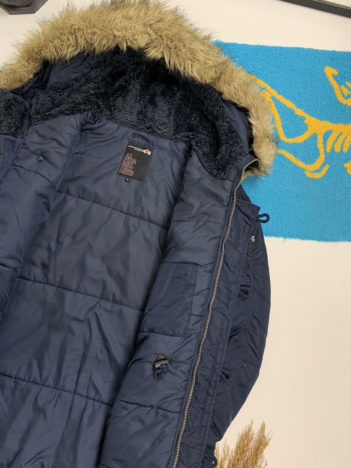 Alpha Industries × Vintage Vintage Alpha Industries Wmn’s Parka Jacket Size XL / US 12-14 / IT 48-50 - 7 Thumbnail