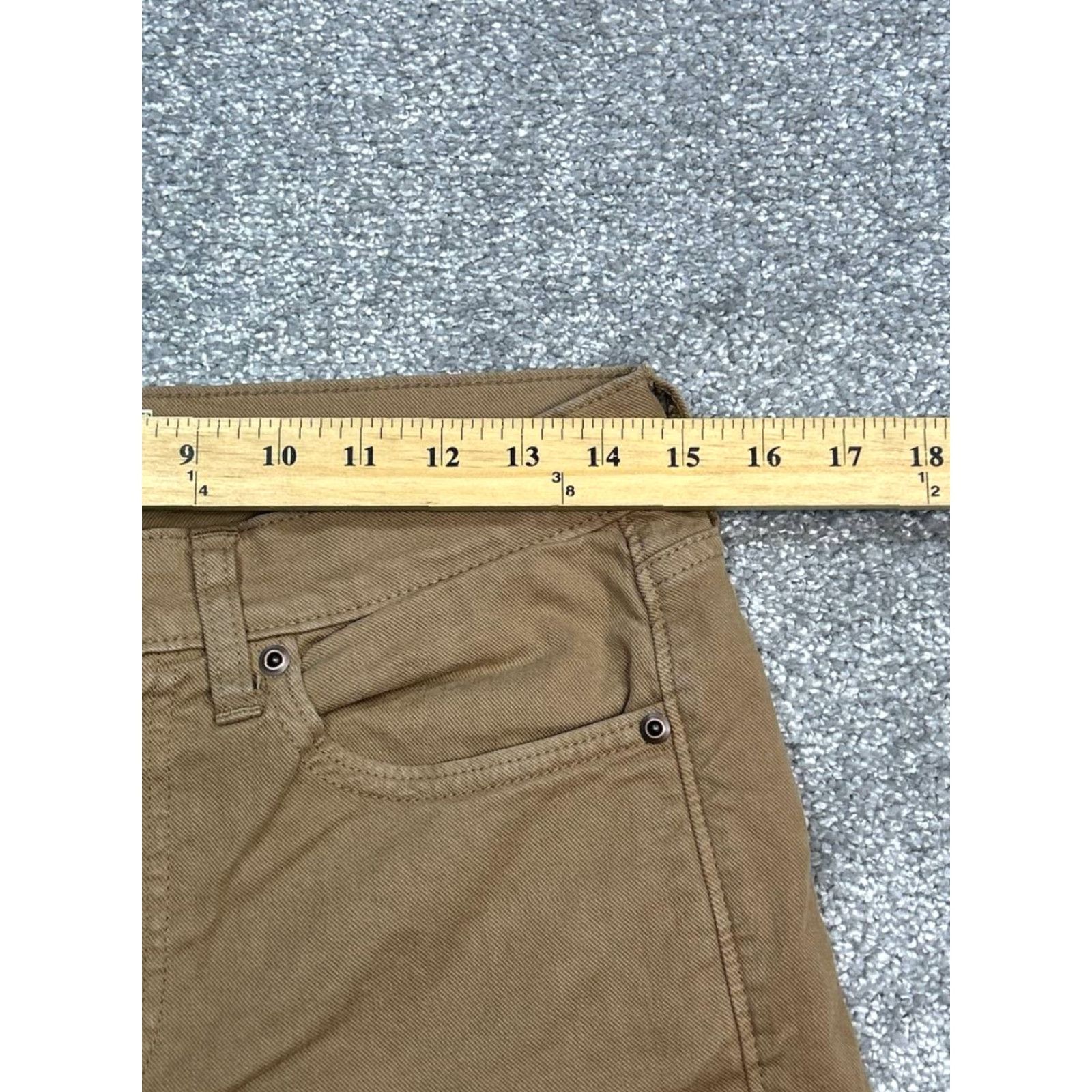 J.Crew J.CREW 770 Jeans Men 29 Brown Cotton Denim Straight 30x26 5-Pocket Solid Modern Preppy Jeans Mens Size US 29 - 3 Thumbnail