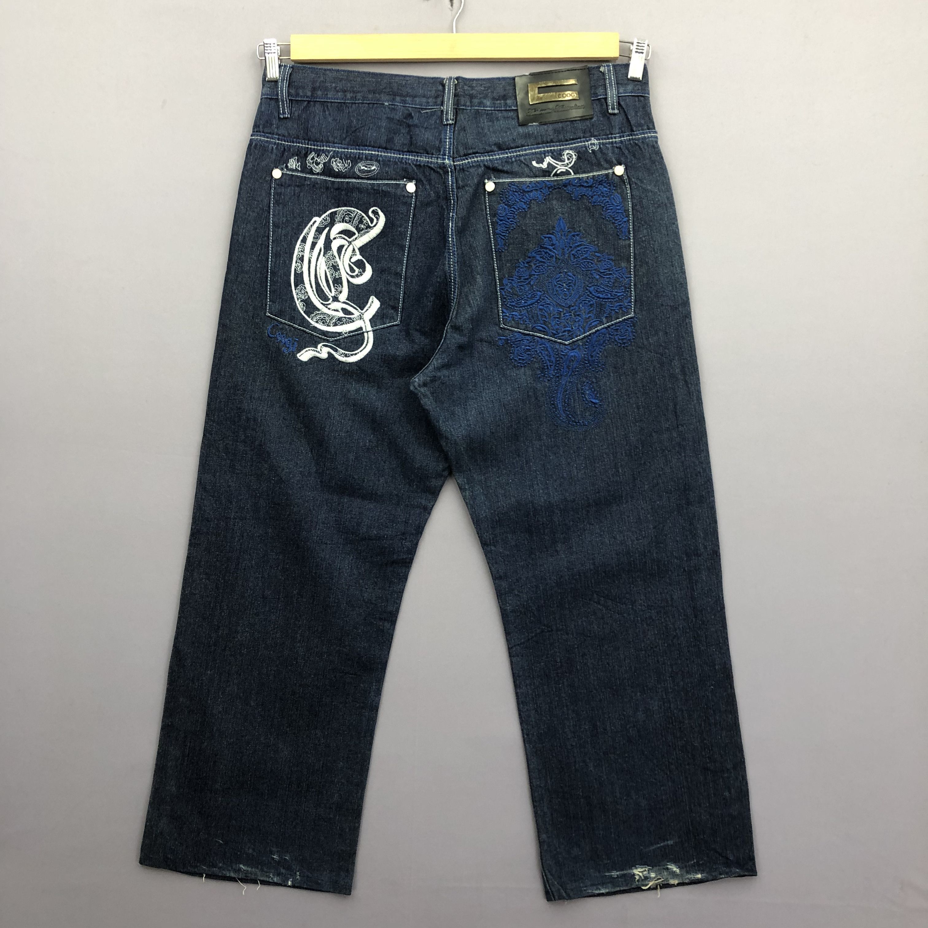 Coogi Crazy Y2K/2000s Coogi Skater Jeans Jnco Baggy Style Denim Size US 36 / EU 52 - 1 Thumbnail