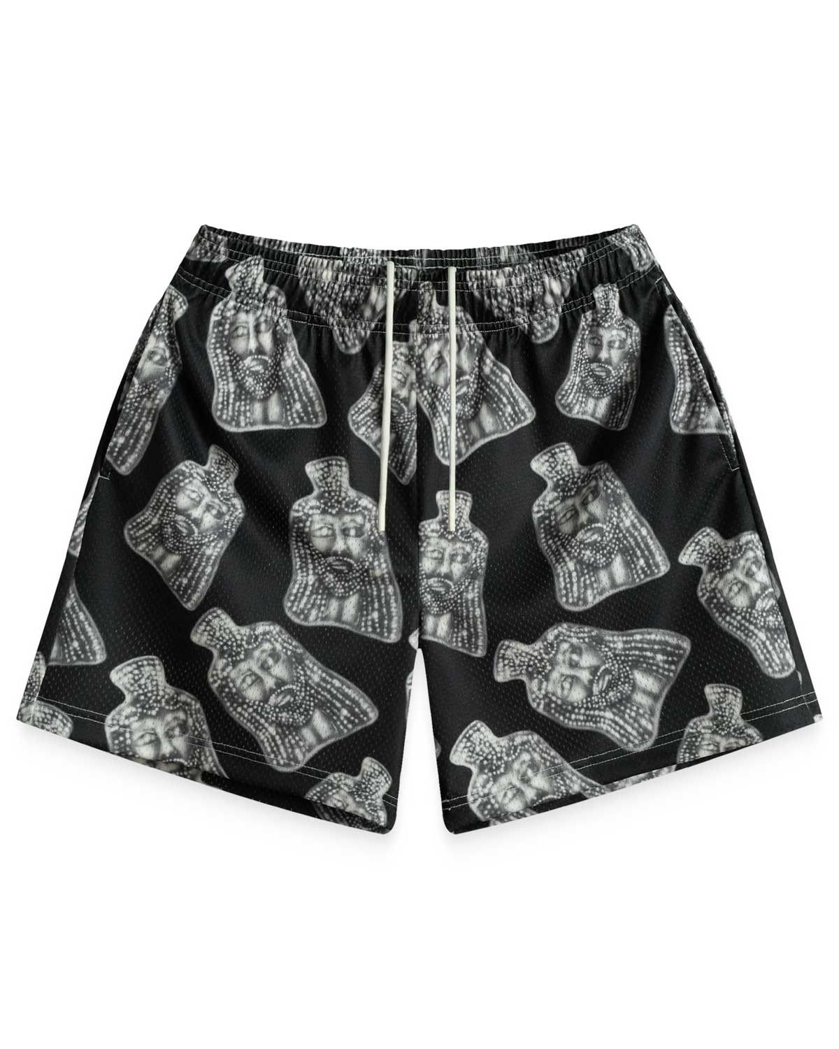 Bravest Studios Jesus Piece Shorts Black Size US 32 / EU 48 - 1 Thumbnail