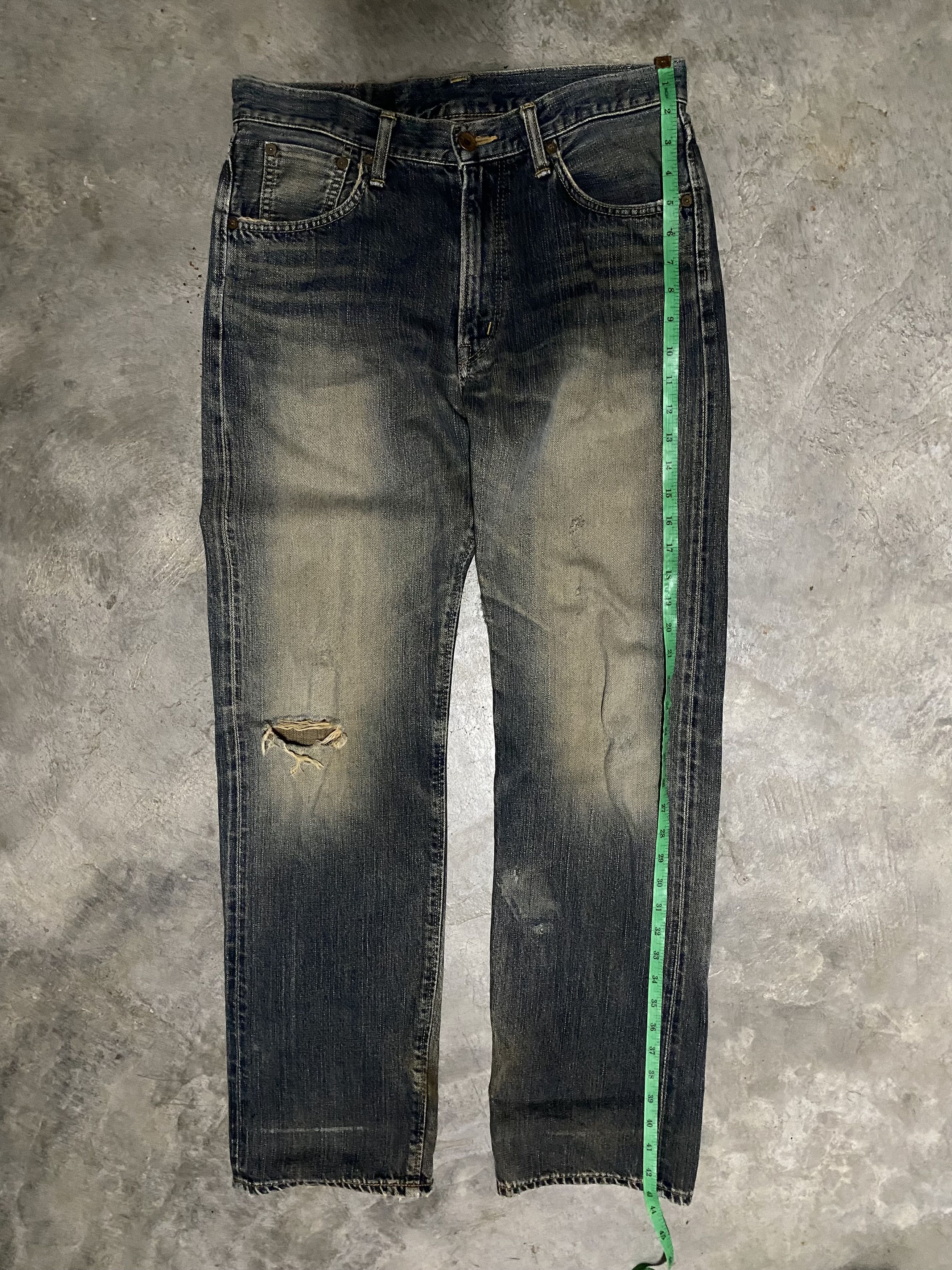 Edwin Vintage Edwin 505zx Mud Wash Selvedge Distressed Jeans Size US 32 / EU 48 - 25 Thumbnail