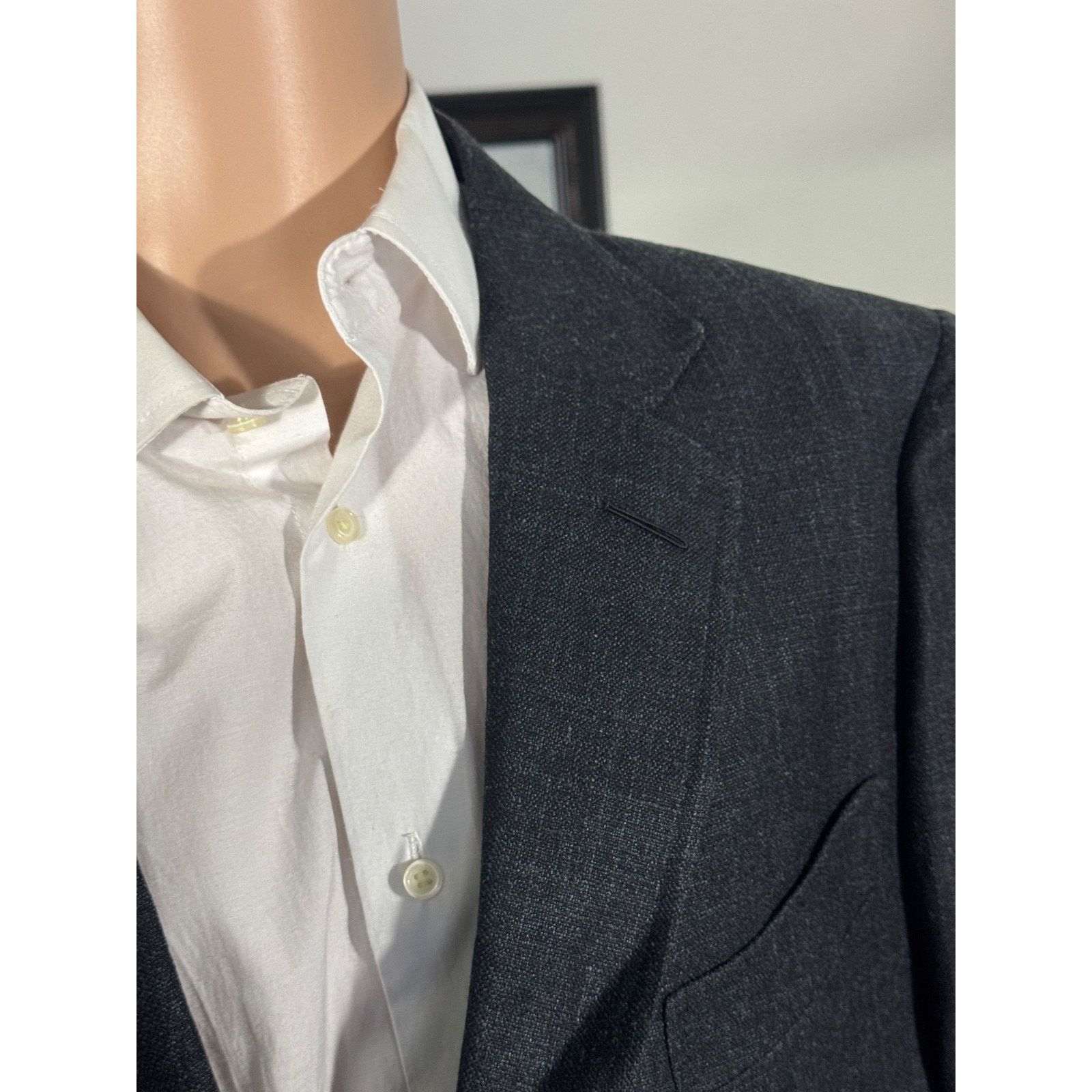 Tom Ford Tom Ford NWOT Sport jacket Blazer Charcoal Gray Linen Si 40R Size 40R - 2 Thumbnail