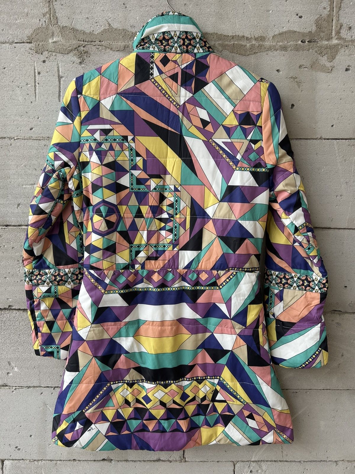 Emilio Pucci Emilio Pucci Multicolor Puffer Coat Jacket Size S / US 4 / IT 40 - 3 Thumbnail