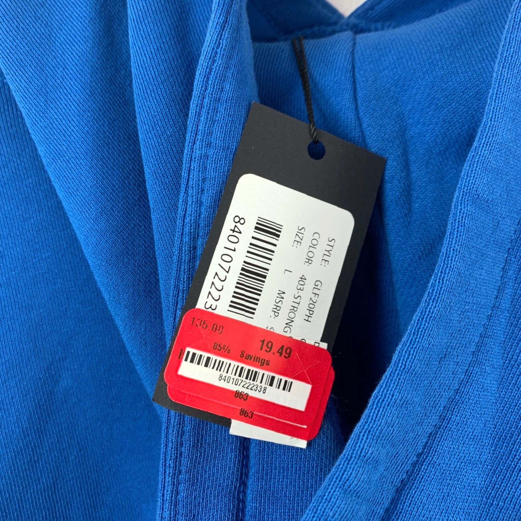 Vintage VINTAGE Goodlife Blue Hoodie Sweatshirt Mens Large NWT Made in USA Size US L / EU 52-54 / 3 - 7 Thumbnail