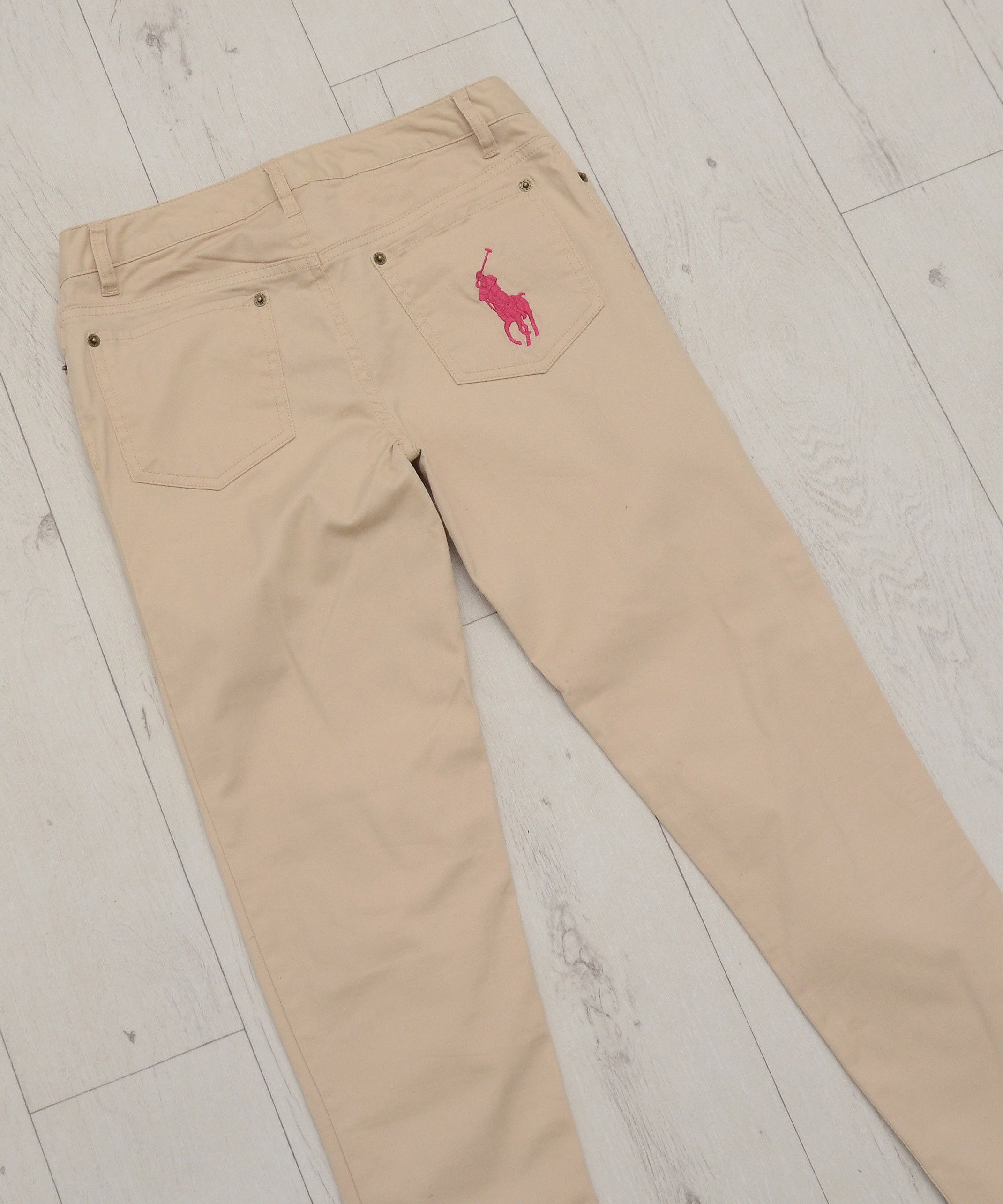 Polo Ralph Lauren × Ralph Lauren Vintage Polo Ralph Lauren Slim Chino Pants Big Pony Pink Size 24" / US 00 / IT 34 - 6 Thumbnail