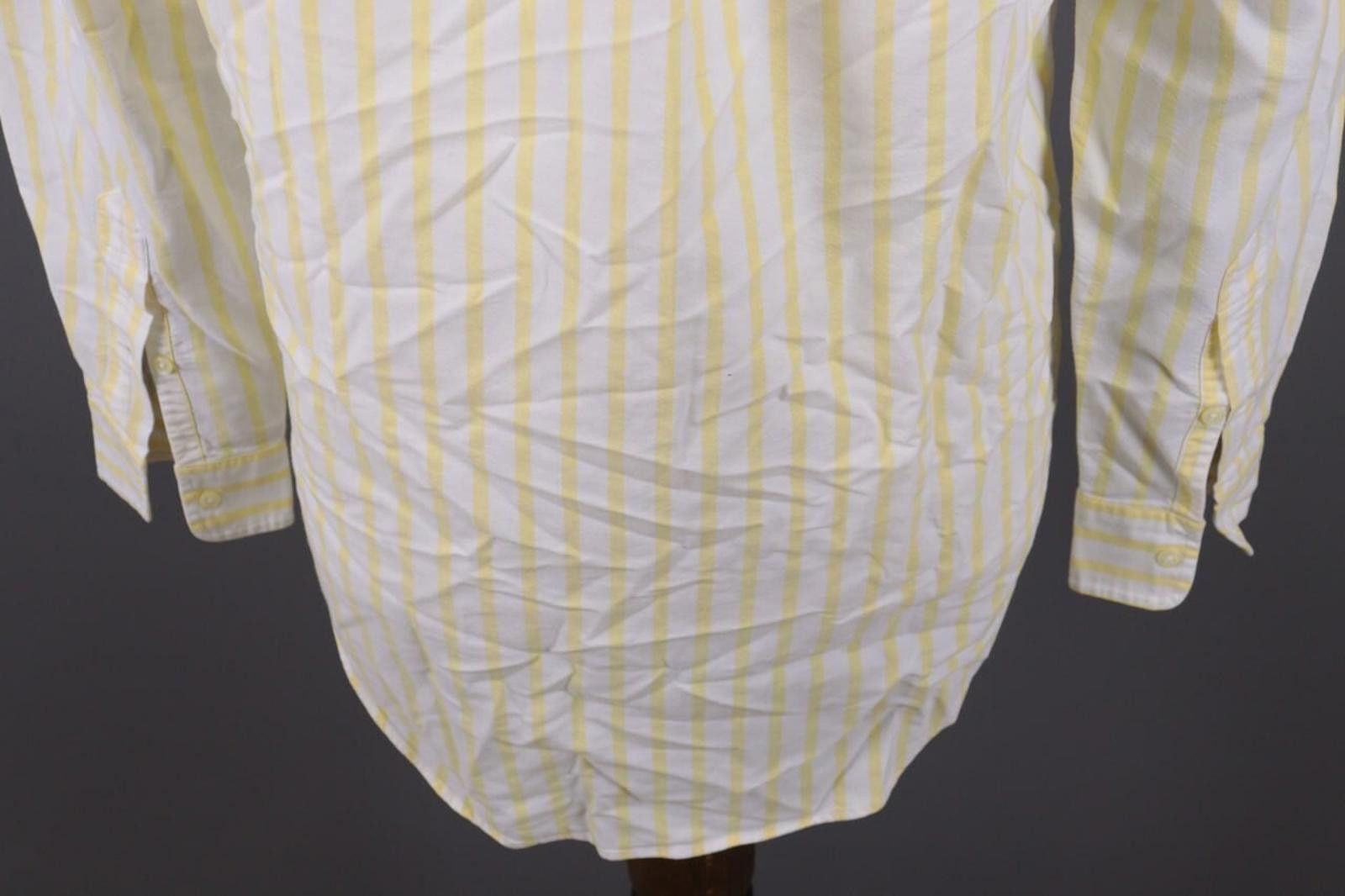 Polo Ralph Lauren Vintage Ralph Lauren Shite Striped Shirt Size 14 / 33 Size US M / EU 48-50 / 2 - 8 Thumbnail