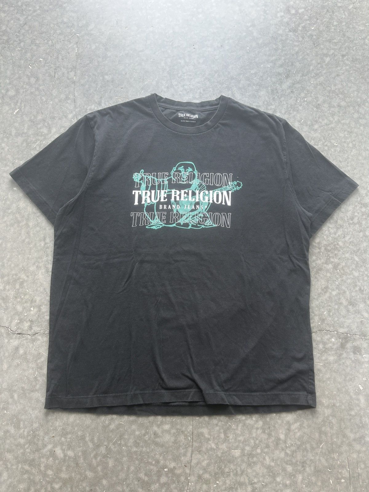 True Religion × Vintage Vintage Y2K True Religion Graphic Tee Size US XL / EU 56 / 4 - 2 Thumbnail