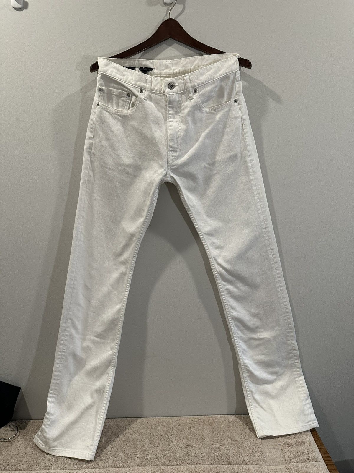 Vlone White Denim | Grailed