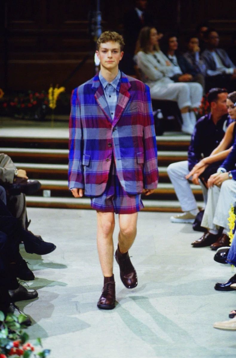 Yohji Yamamoto Yohji Yamamoto size m 96SS floral and junior plaid rayon s Size US 28 / EU 44 - 2 Thumbnail