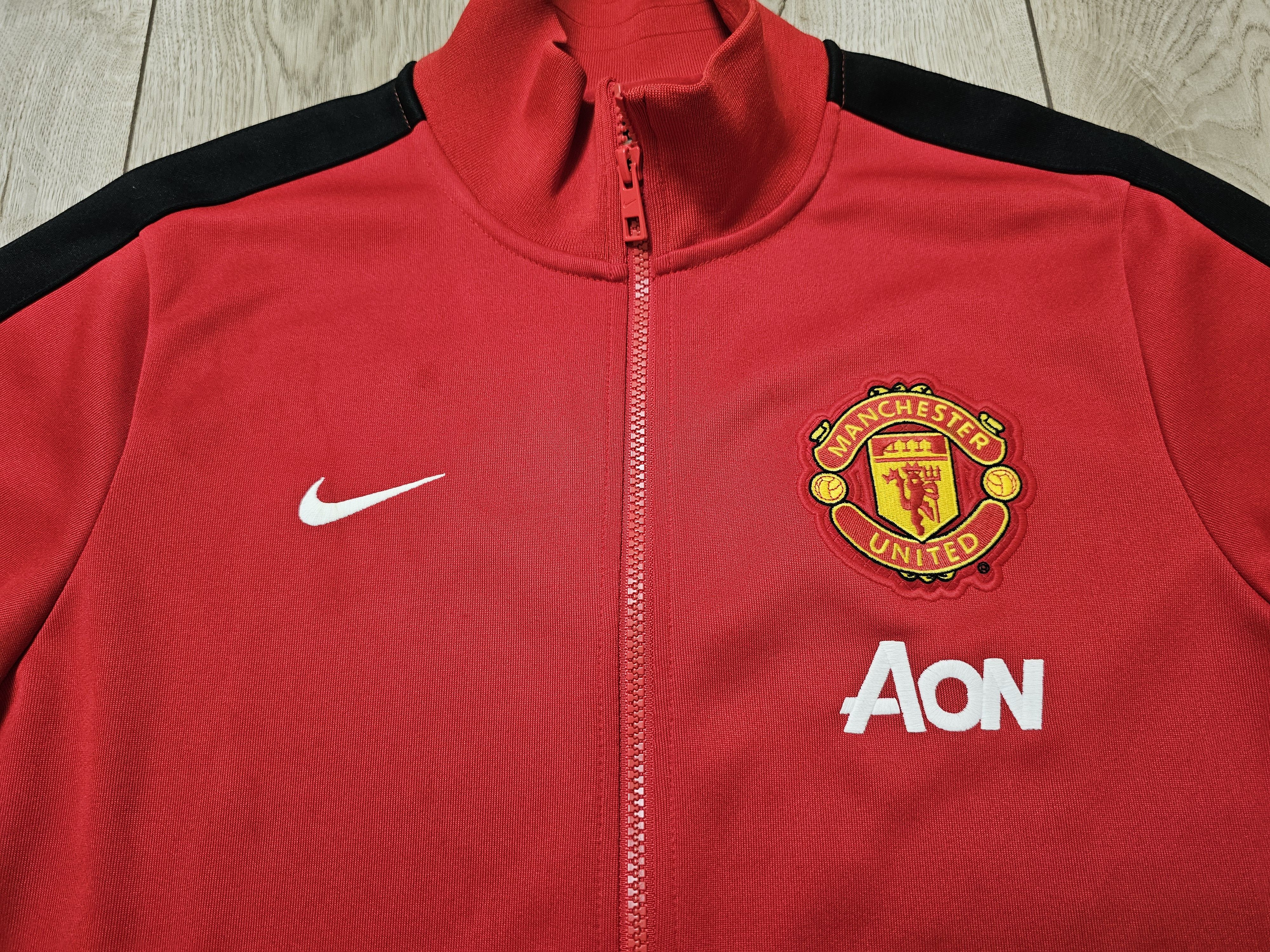 Nike × Vintage MANCHESTER UNITED 2012 JACKET FOOTBALL JACKET SOCCER ZIP Size US M / EU 48-50 / 2 - 3 Thumbnail