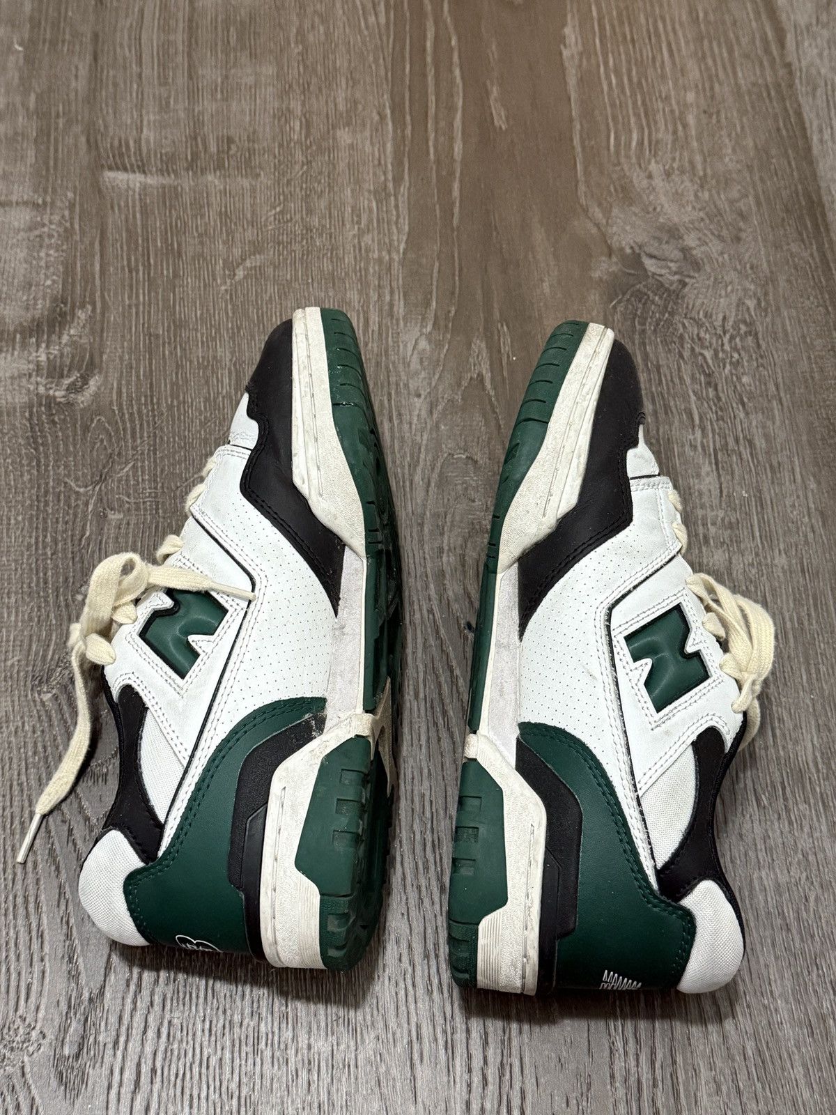 New Balance Green white and black 550 Size US 8 / EU 41 - 4 Thumbnail