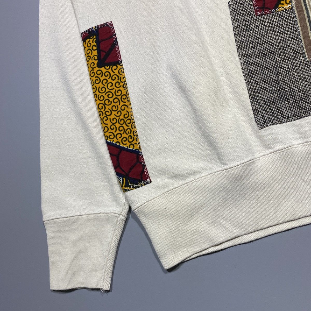 EYE Junya Watanabe - Merz B. Schwanen Patchwork Crewneck