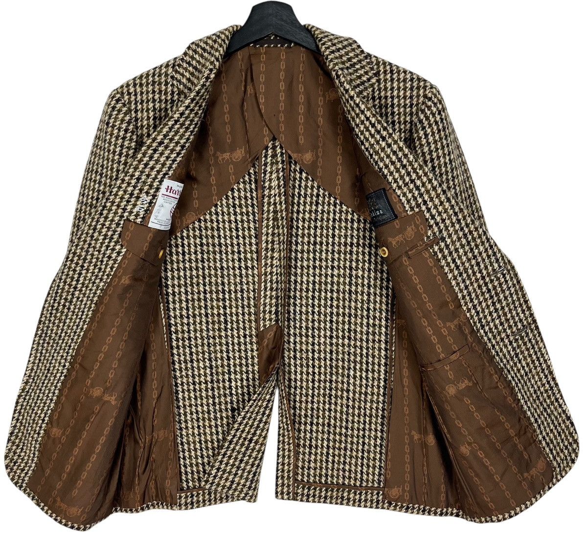 Harris Tweed × Vintage Vintage Harris Tweed Hand Woven Wool Blazer Jacket Size US M / EU 48-50 / 2 - 6 Thumbnail