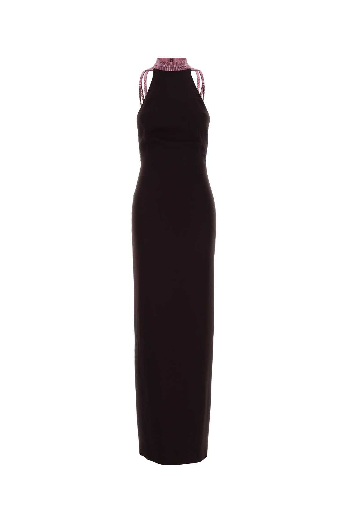 The Attico Purple Stretch Crepe Long Dress Size S / US 4 / IT 40 - 1 Thumbnail