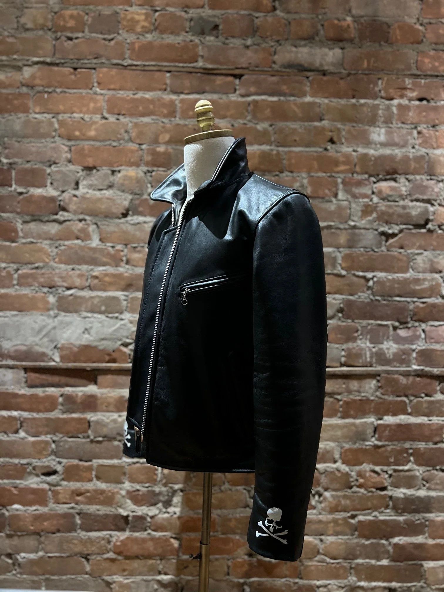 Mastermind Japan × Vanson Leathers Mastermind Japan × Vanson Leather Lambskin Biker Jacket Size US M / EU 48-50 / 2 - 2 Thumbnail