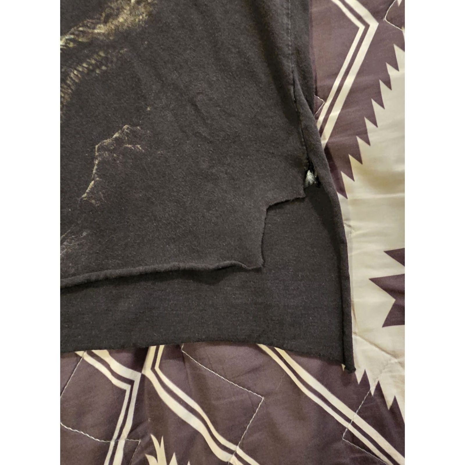 Vintage VINTAGE Spiral Dragon & Skull Double Sided T Shirt Black Grunge Medium Men Manga? Nope Size US M / EU 48-50 / 2 - 6 Thumbnail