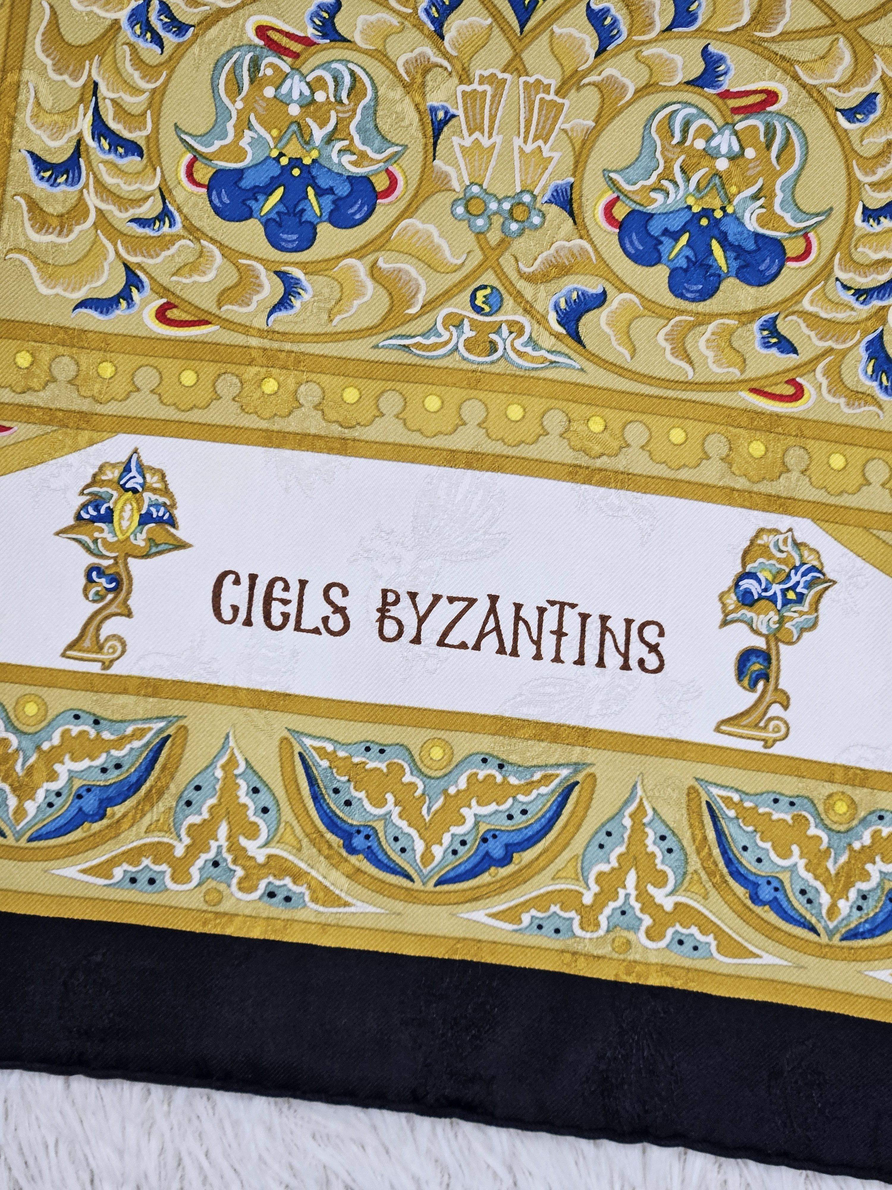 Hermes Hermes Ciels Byzantins by Julia Abadie silk scarf Size ONE SIZE - 3 Thumbnail