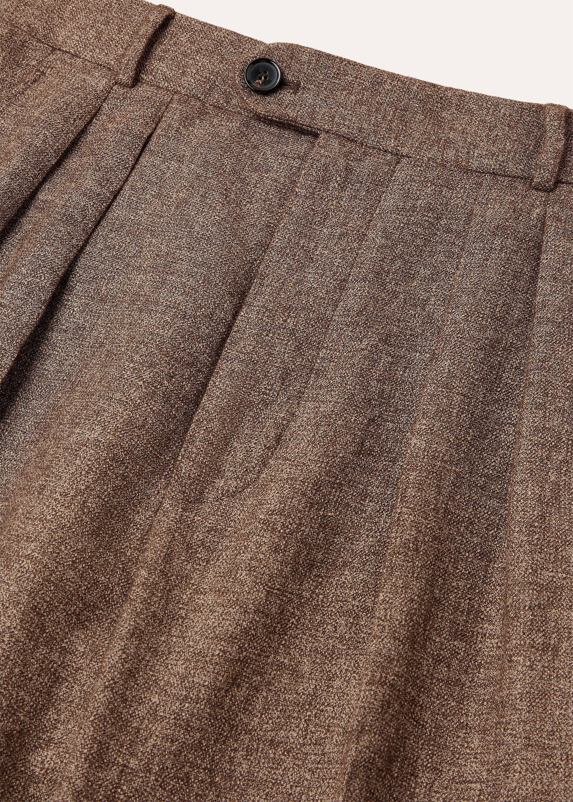 Loro Piana os11x0226 FAQ9694 Stafford Pant in Cronfield Brown Size US 32 / EU 48 - 7 Thumbnail