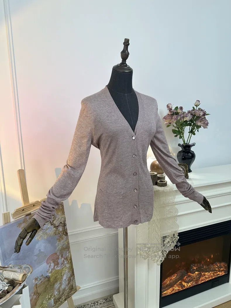 Hermes Hermes Gaultier Era Slim Fit Cashmere Cardigan Long Sleeve Size S / US 4 / IT 40 - 4 Thumbnail