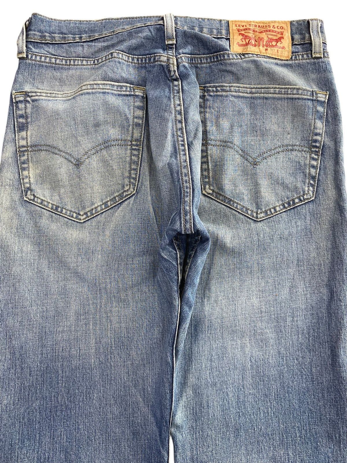 Levi's Levi’s_ Mud Wash Whiskered Style Straight Leg Jeans Size US 30 / EU 46 - 4 Thumbnail