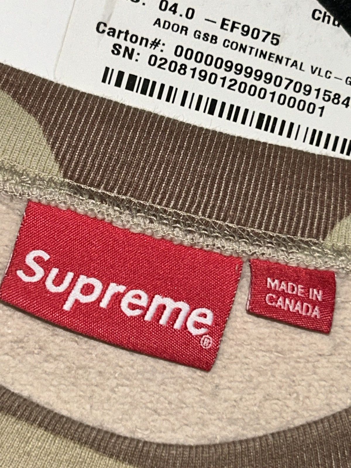 Supreme Supreme Futura Logo Crewneck Chocolate Chip Camo FW20 Large Size US L / EU 52-54 / 3 - 5 Thumbnail