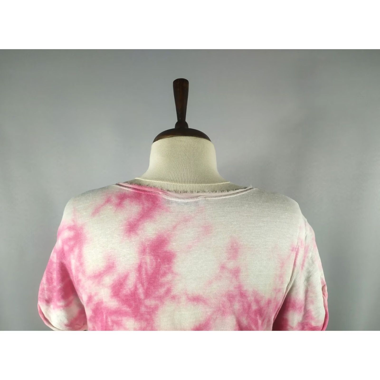 Sandro Sandro Paris Womens Shirt Short Sleeve 100% Linen Size White Pink (Shipping Information) Size M / US 6-8 / IT 42-44 - 6 Thumbnail