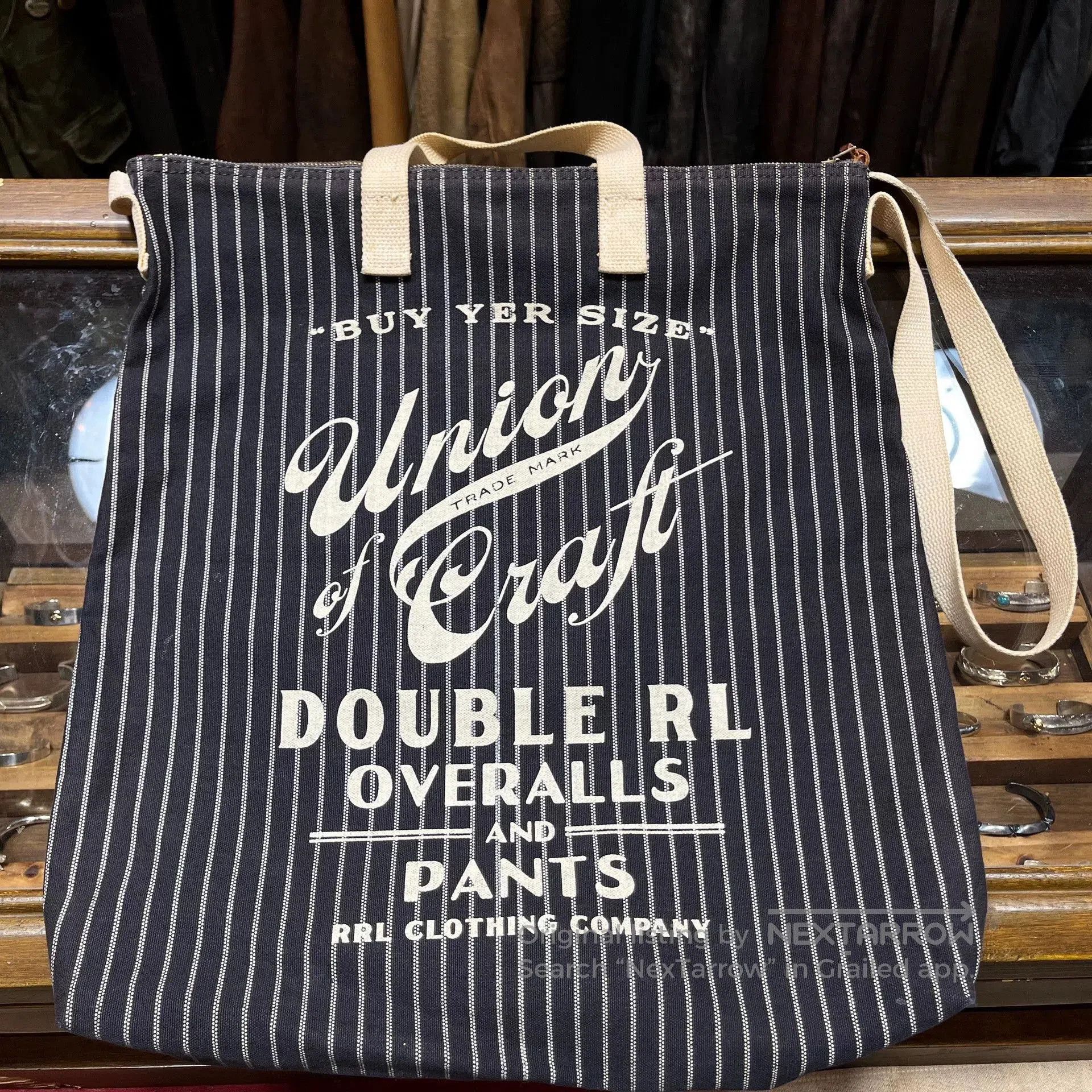 RRL Ralph Lauren RRL Canvas Tote Crossbody Bag. Size ONE SIZE - 1 Thumbnail