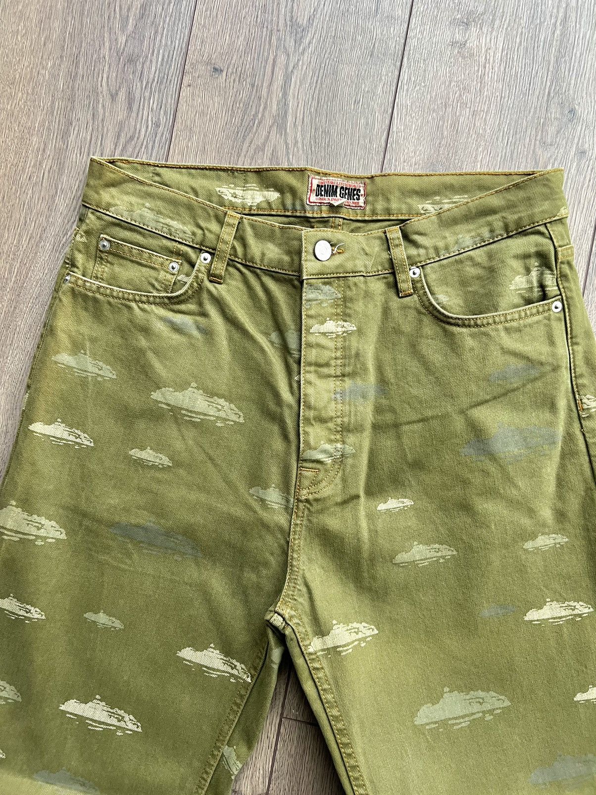 Corteiz Corteiz FW23 Alcatraz Pattern Denim Jeans “Khaki” Large Size US 34 / EU 50 - 6 Thumbnail