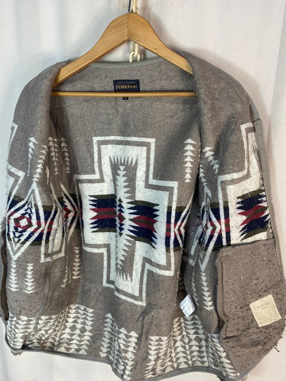 Beams Plus × Native × Pendleton Native American fullprint fleece jacket by Pendleton x beams Size US M / EU 48-50 / 2 - 11 Thumbnail