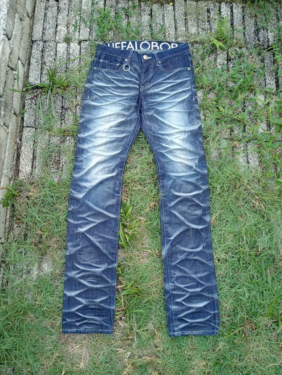 BUFFALO BOBS Vintage Buffalo Bobs Half Dollar Distressed Jeans Size US 30 / EU 46 - 1 Thumbnail