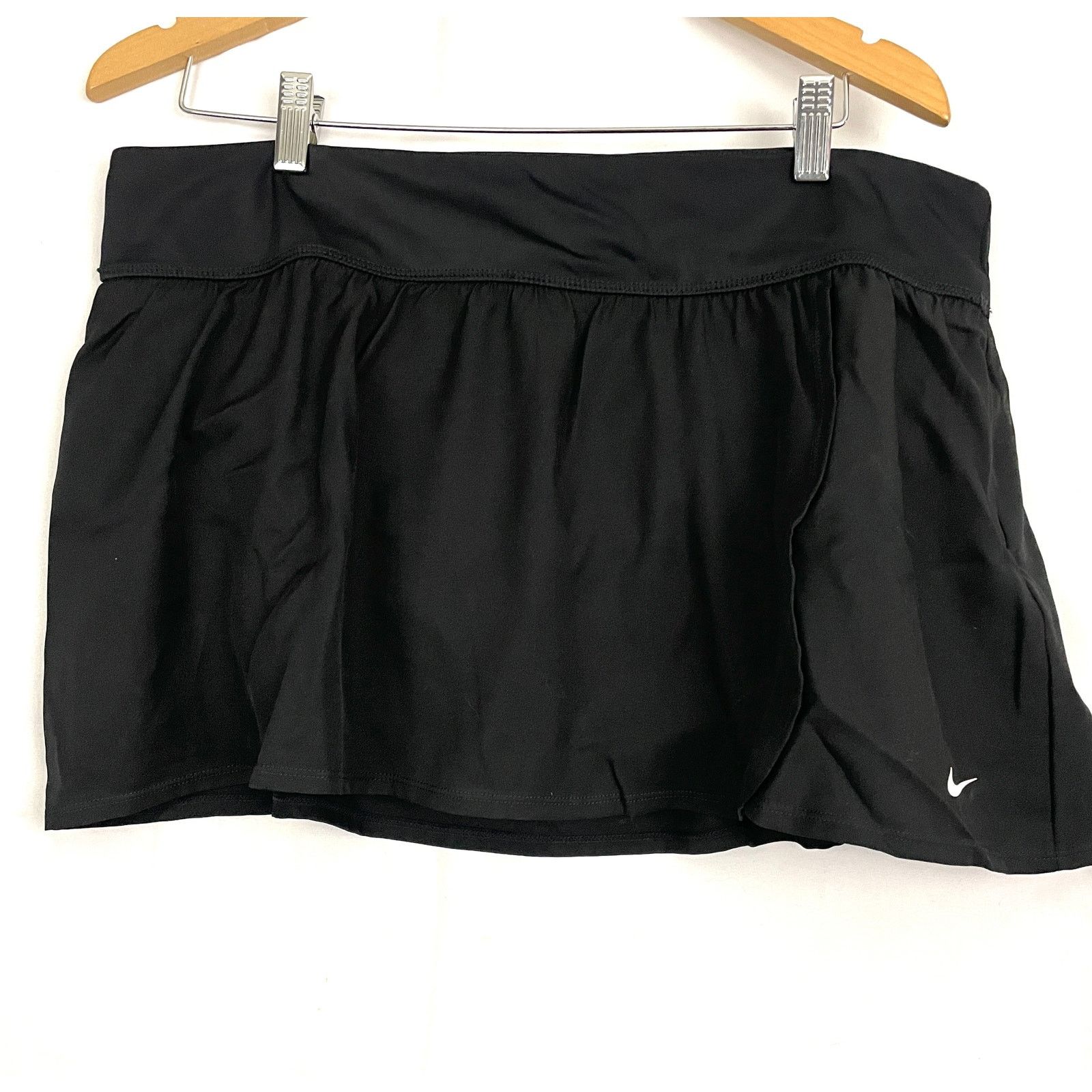 Nike NEW Nike Solid Board Skirt 1X Black Swimsuit Bottoms Size 38" / US 16 / IT 52 - 7 Thumbnail