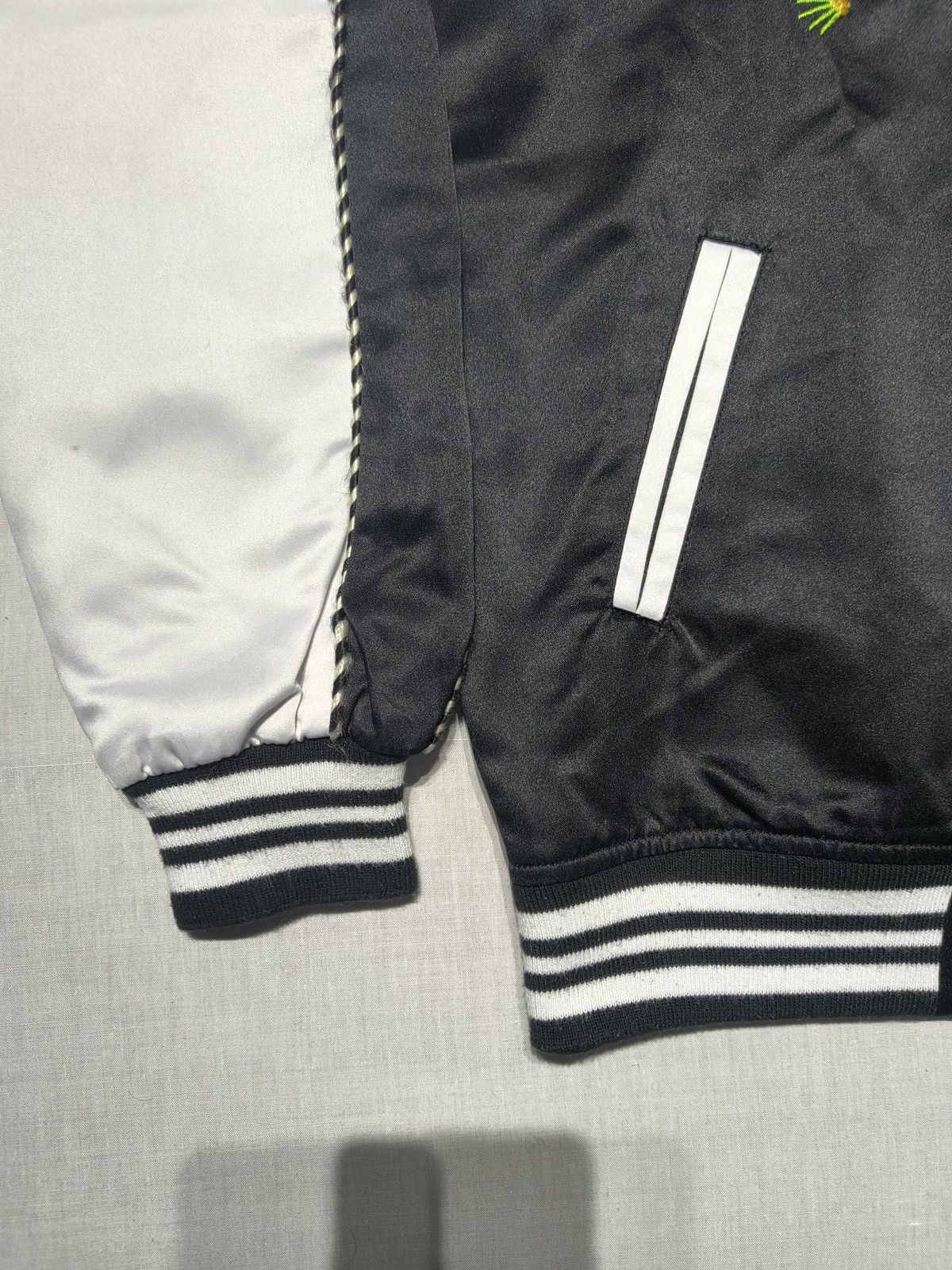 Japanese Brand Sukajan Japan phoenix Embroidery Satin Bomber Jacket(027) Size US S / EU 44-46 / 1 - 7 Thumbnail