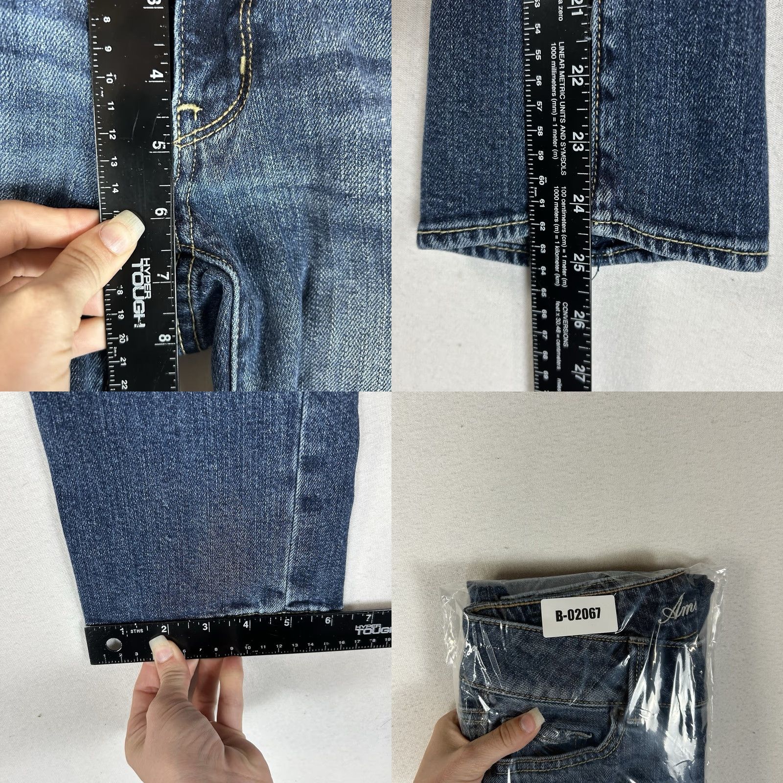 American Eagle Outfitters American Eagle Artist Crop Jeans Women's Size 0 Regular Medium Wash Stretch Denim Crop Cropped Jeans Womens 0 Regular Medium Wash AEO Size 25" / US 0 / IT 36 - 9 Thumbnail
