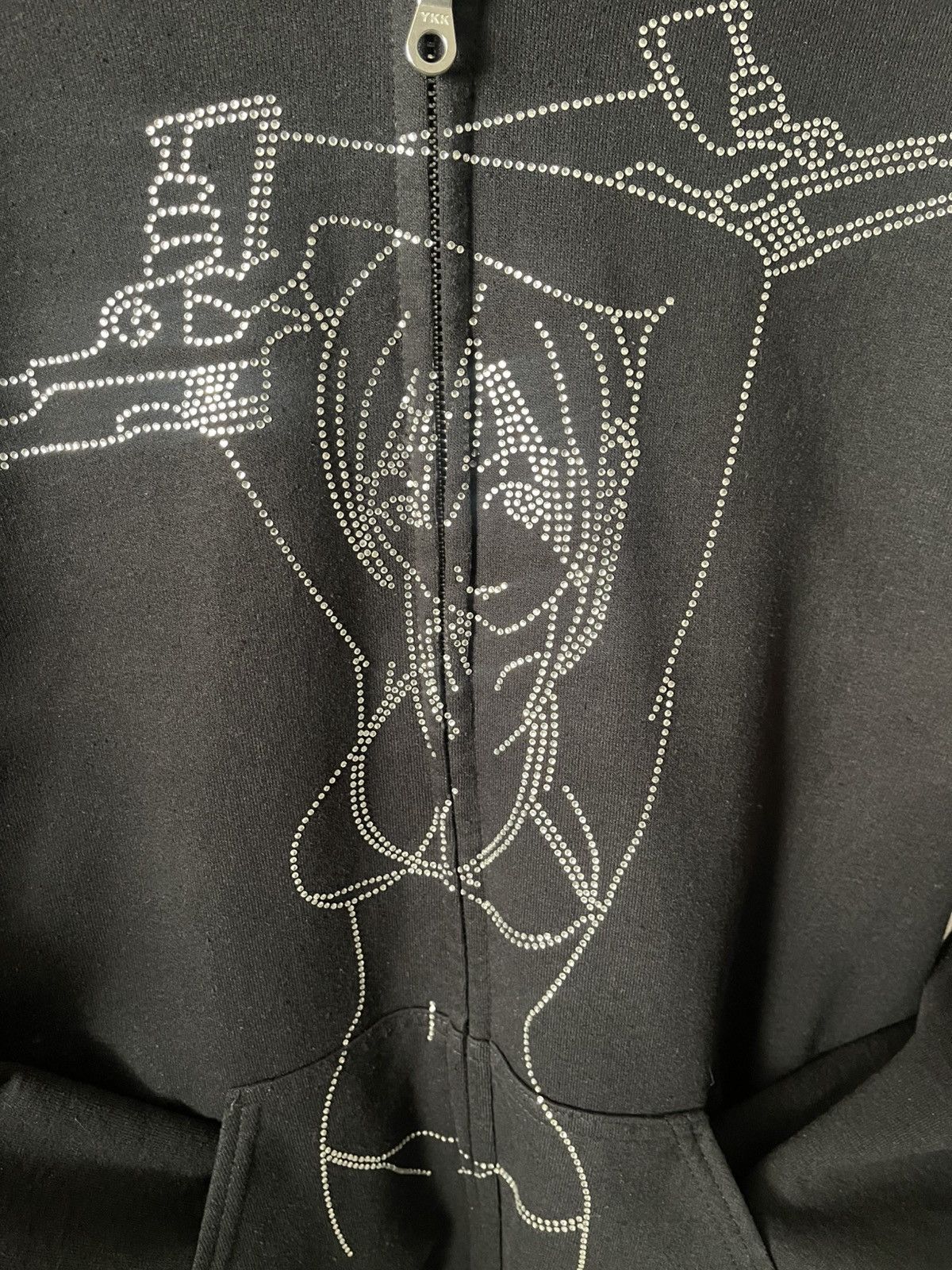 Other Anime girl gun rhinestone zip up hoodie Size US M / EU 48-50 / 2 - 2 Thumbnail