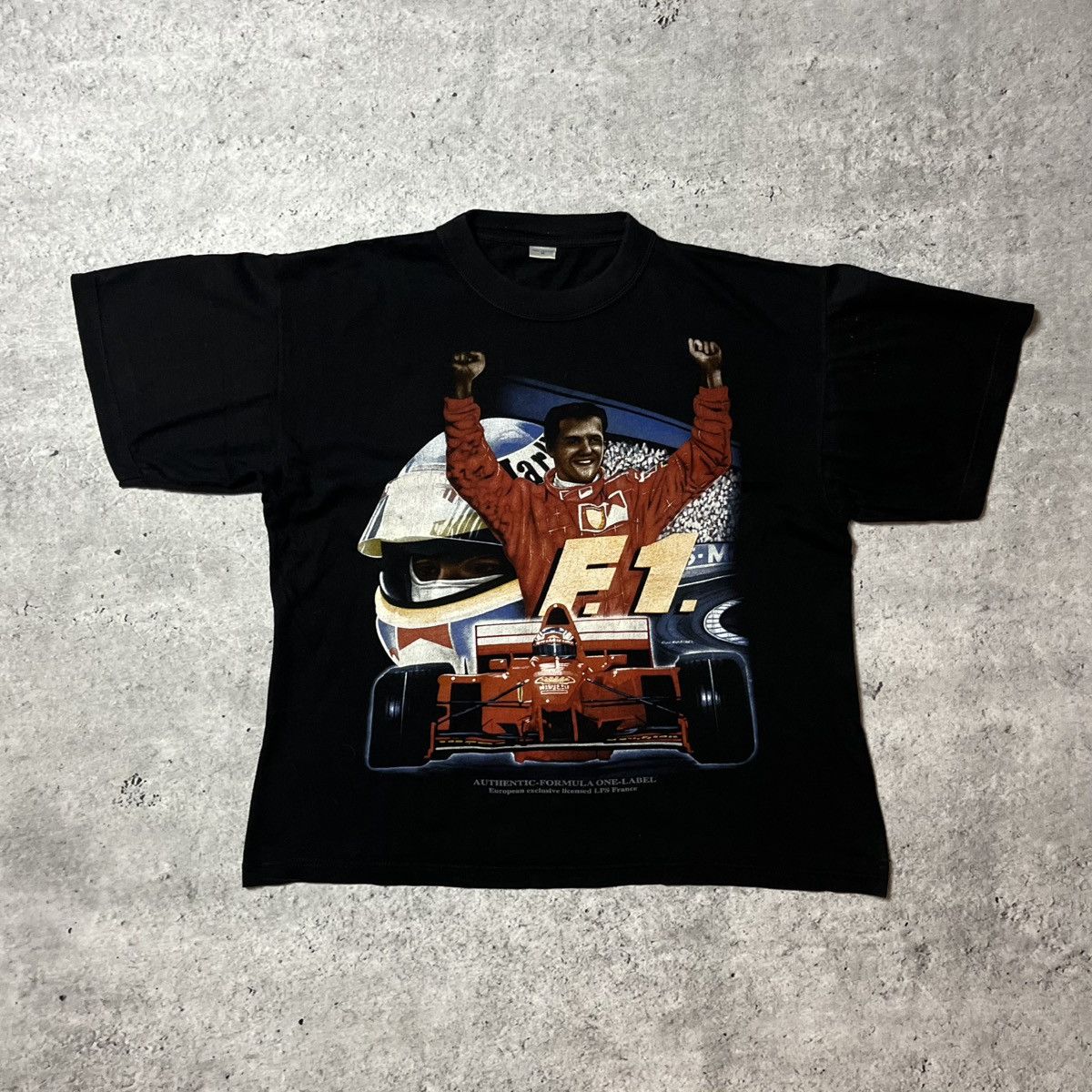 Formula 1 Vintage formula one Michael Schumacher tee M vintage 90s Size US M / EU 48-50 / 2 - 1 Thumbnail