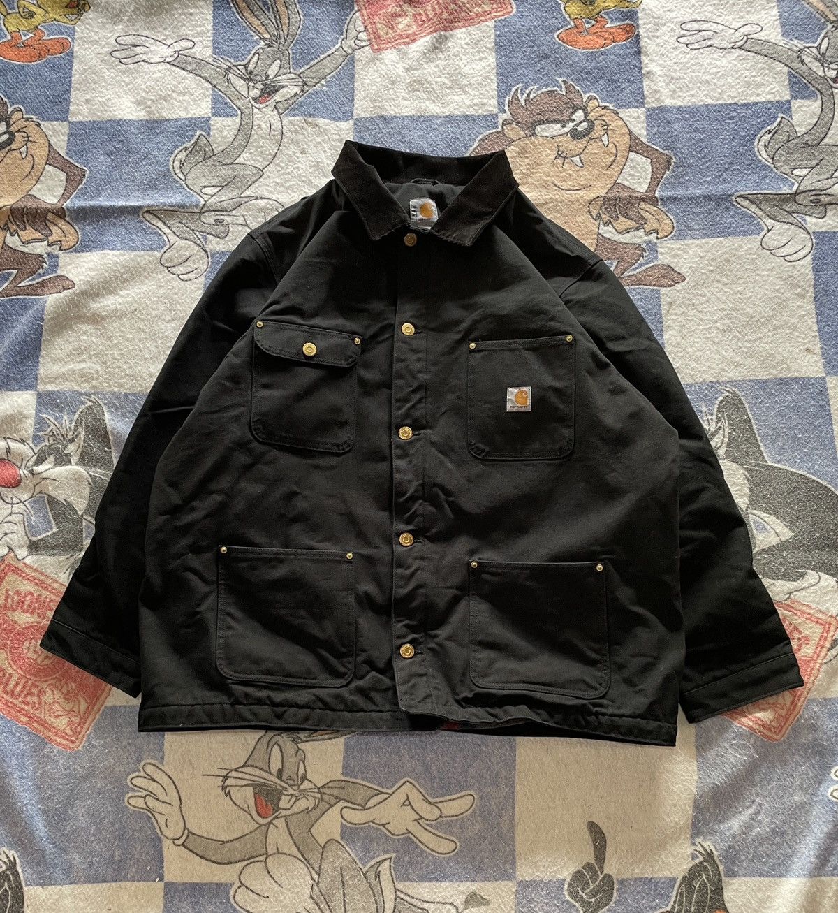 image of Carhartt Chore Jacket in Black, Men's (Size 2XL)